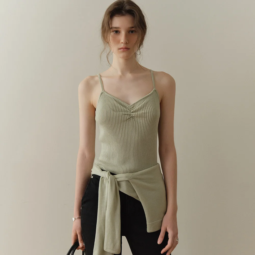 Moire Knit Sleeveless (Mint)