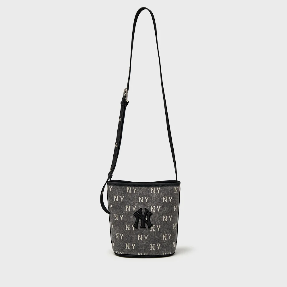 經典 Monogram 復古 牛仔 迷你 水桶袋 NY (Charcoal Grey)