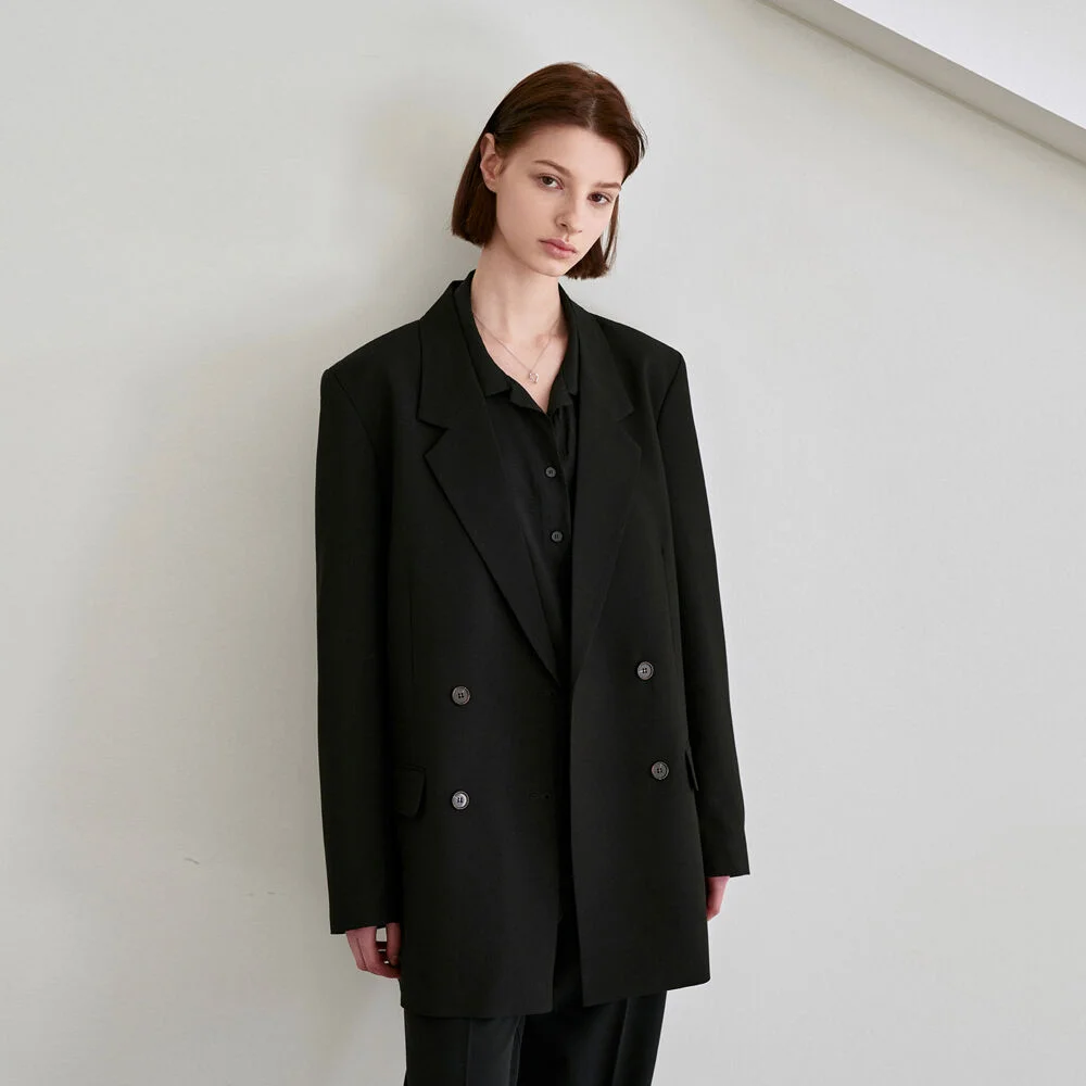 DEEP CENTER VENT JACKET_BLACK