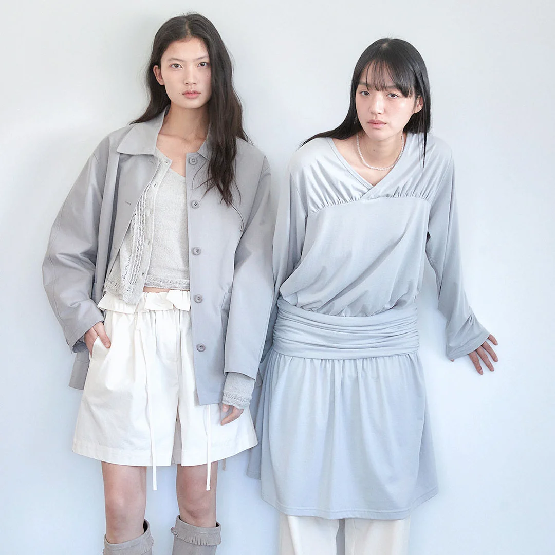 JERSEY SHIRRING DRESS