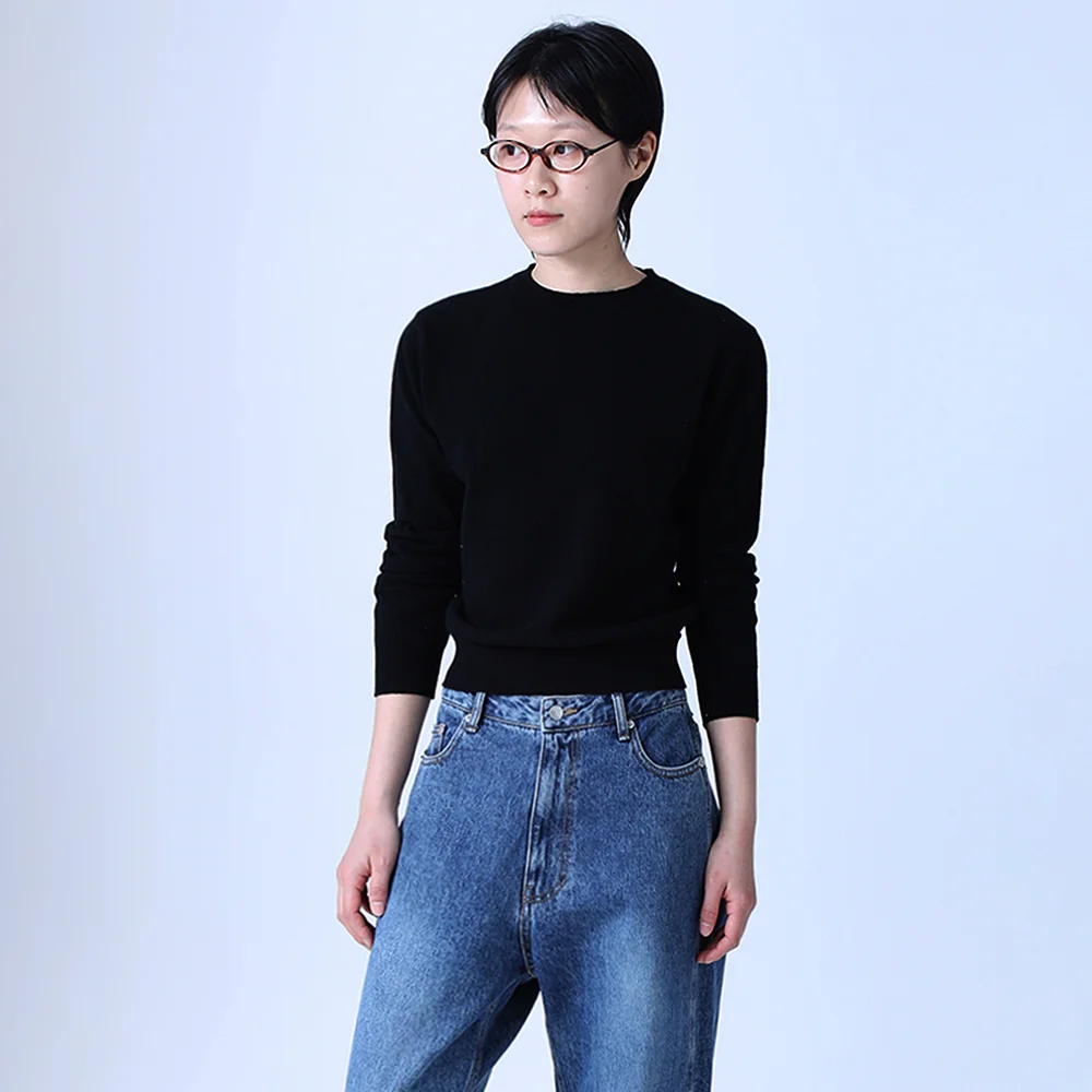 R KNIT WOMEN BLACK