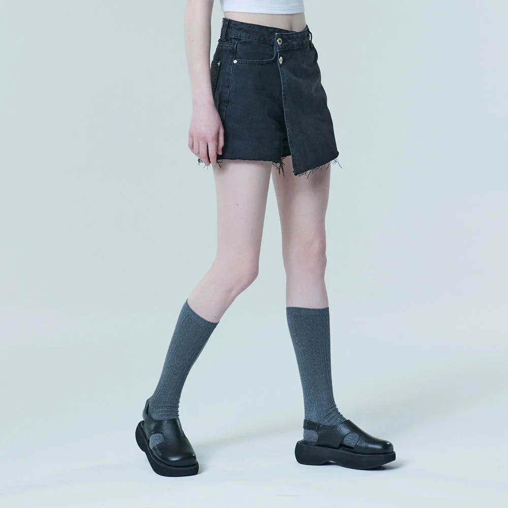 bony flatform sandals(Black)