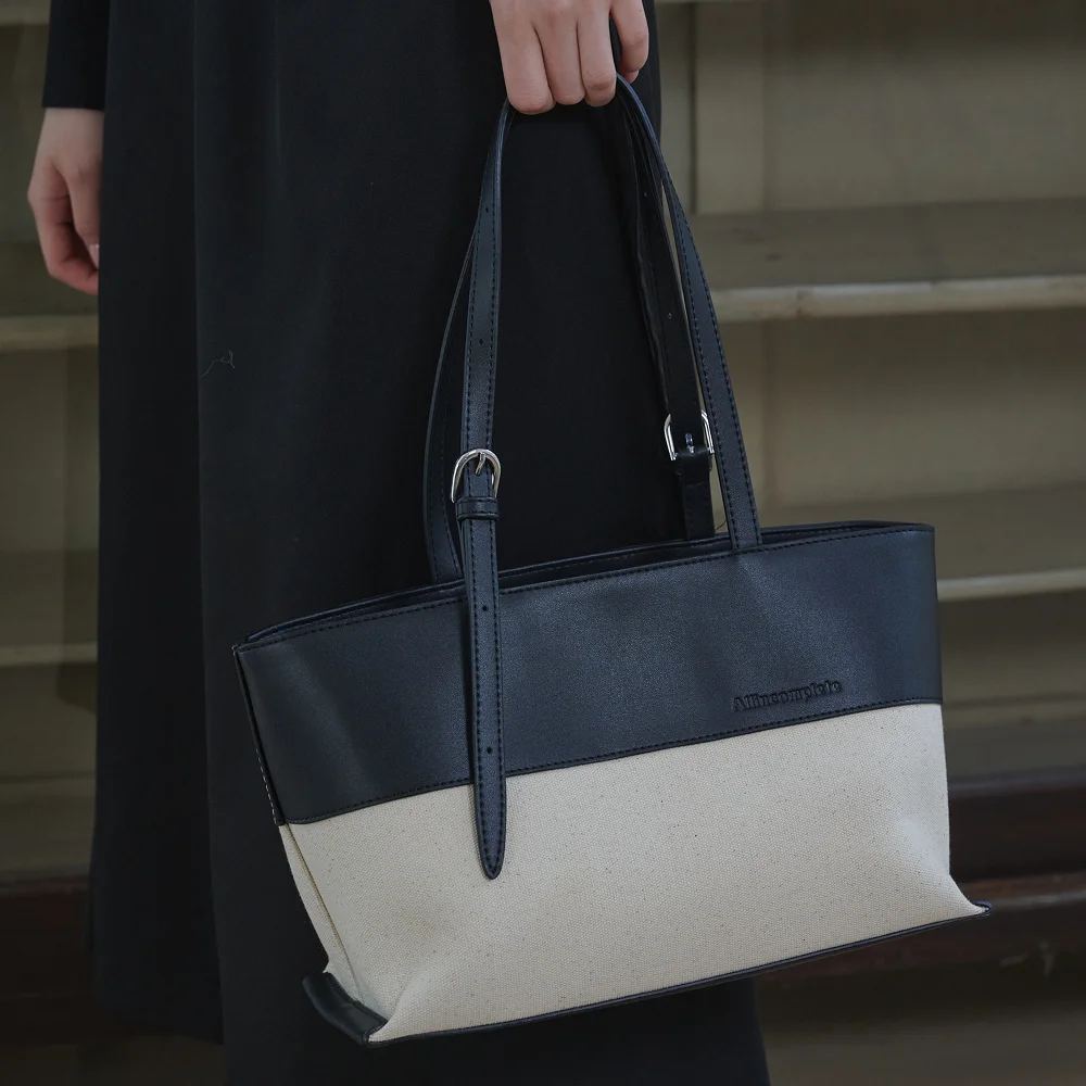 Bella Leather Canvas Bag
