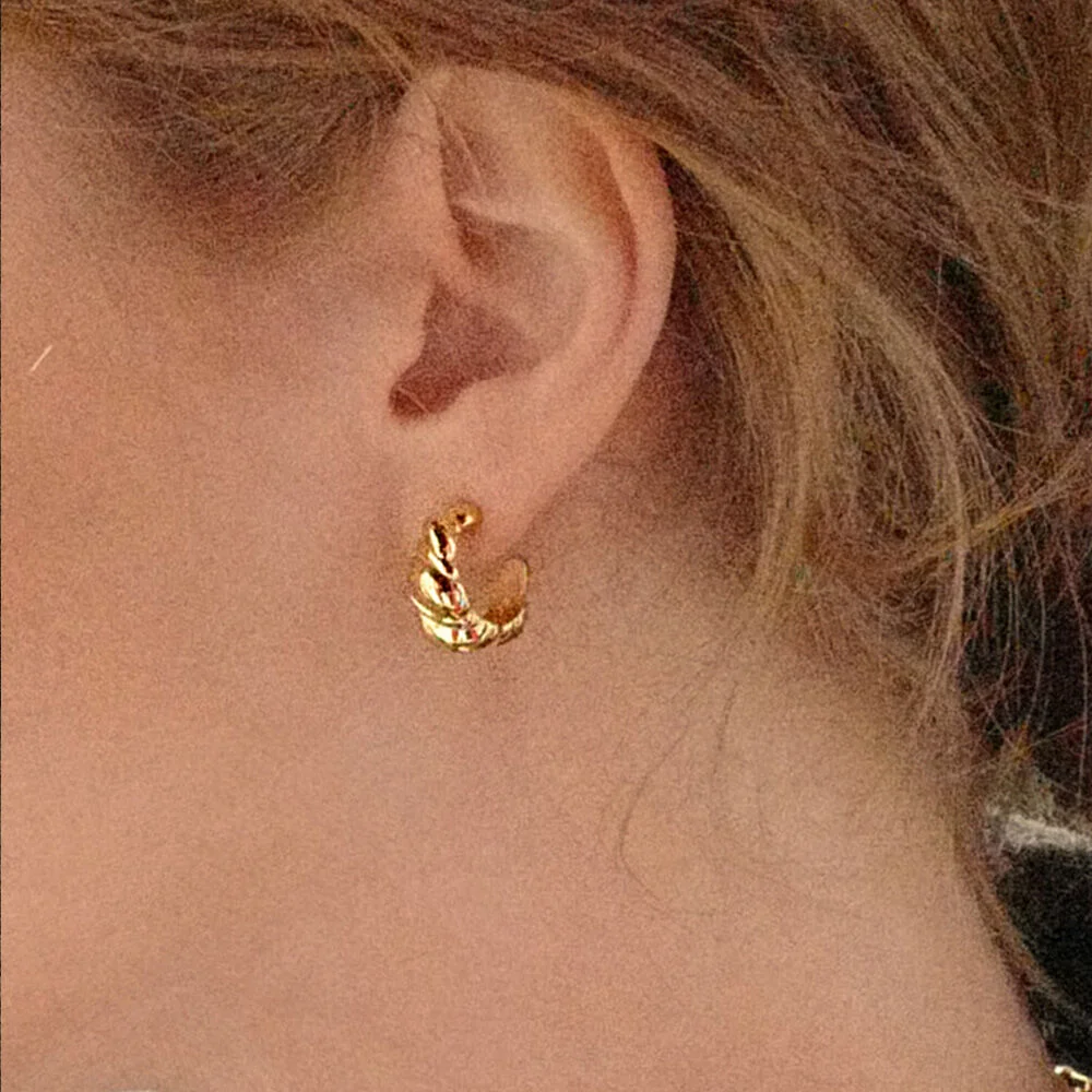 croissant earring
