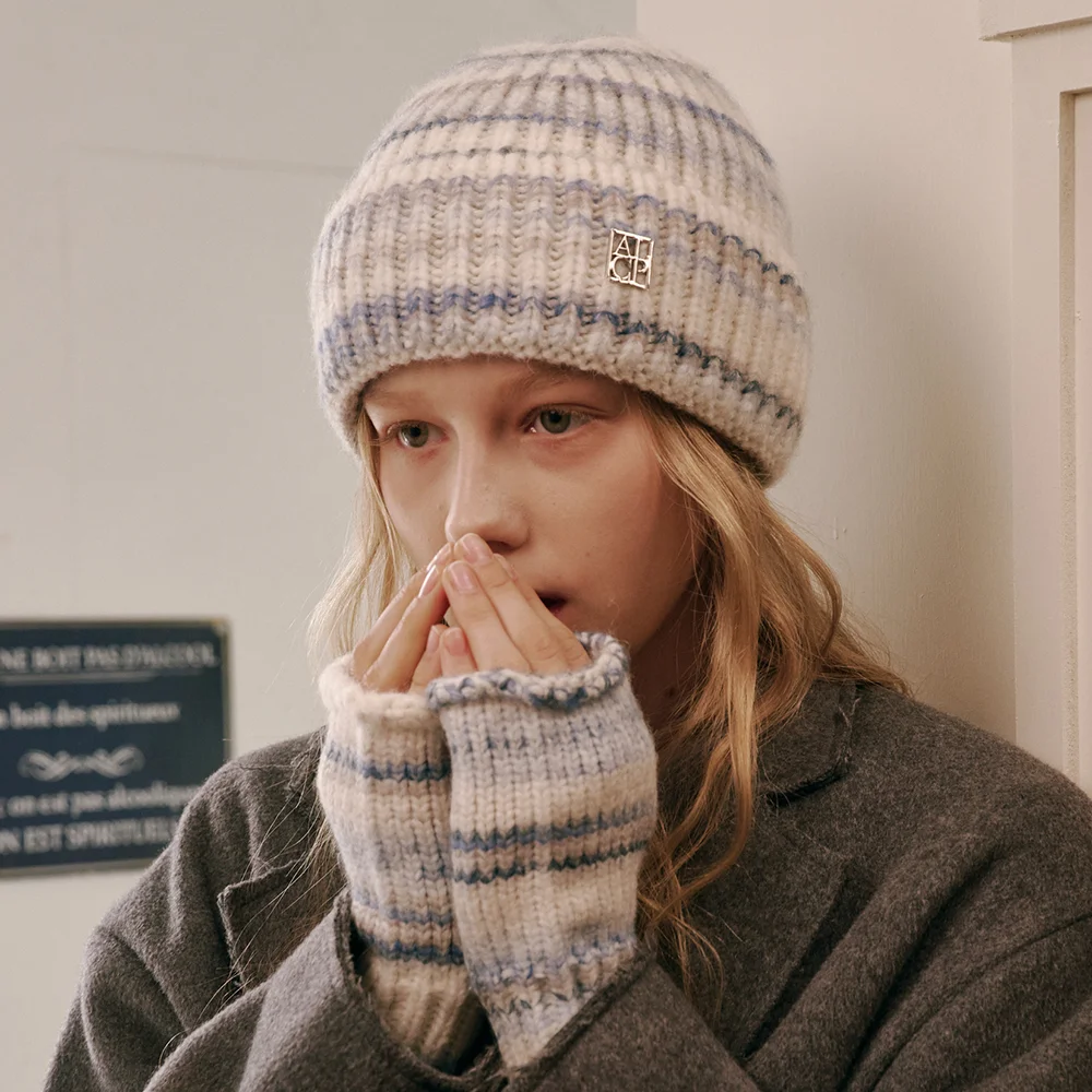Journey Of Sky Beanie & Warmer Set_3 Colors