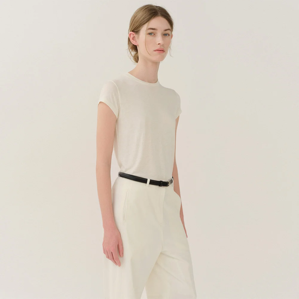 Jersey Top Ivory