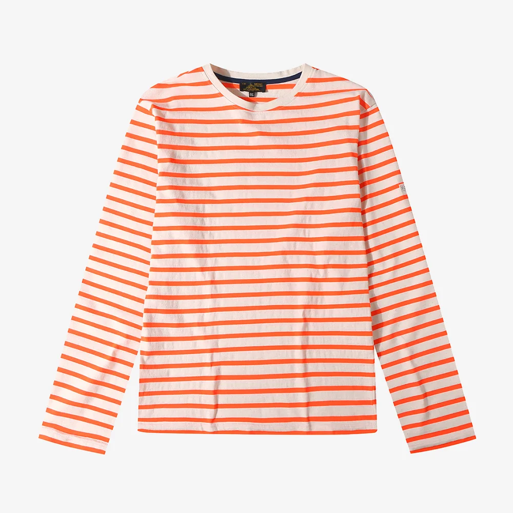 (男裝) THURIN - Mariniere Stripe T-shirt_Orange
