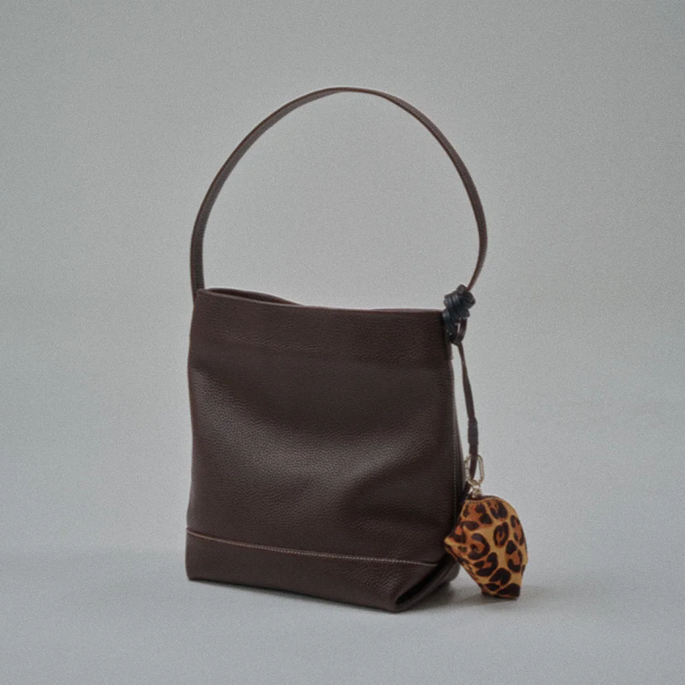 ALITA LEATHER BAG_CHOCO BROWN