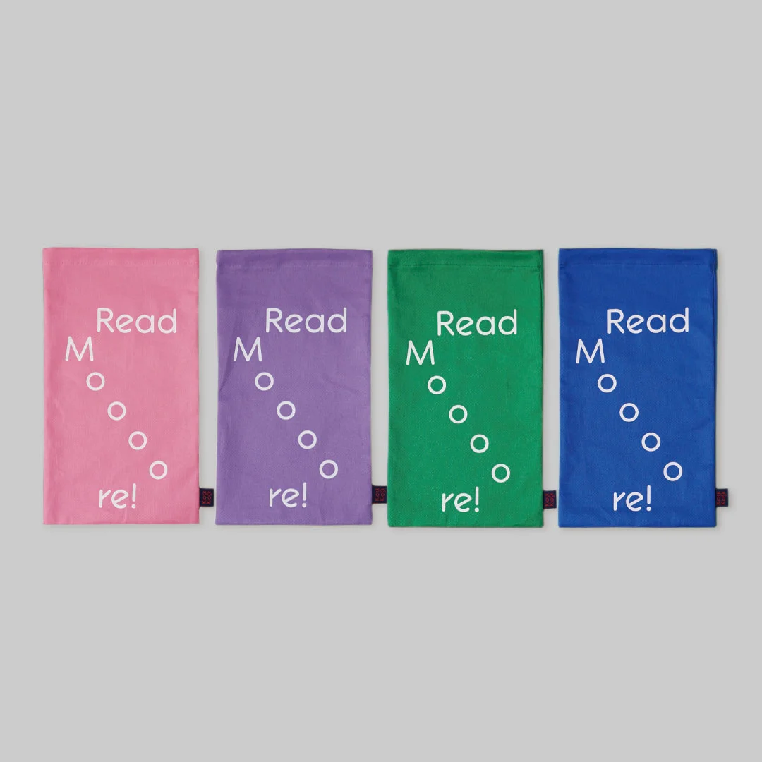 Read Moooore Book Pouch, 4款, KioskKiosk