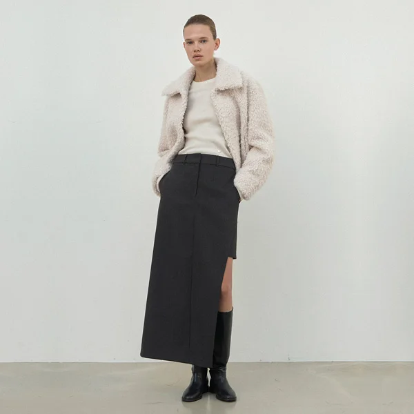 UNBALANCED FORMAL SKIRT(SK-4971)