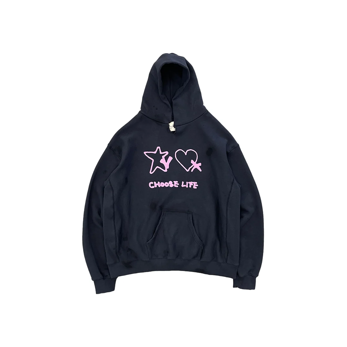 Choose Life Hoodie Navy