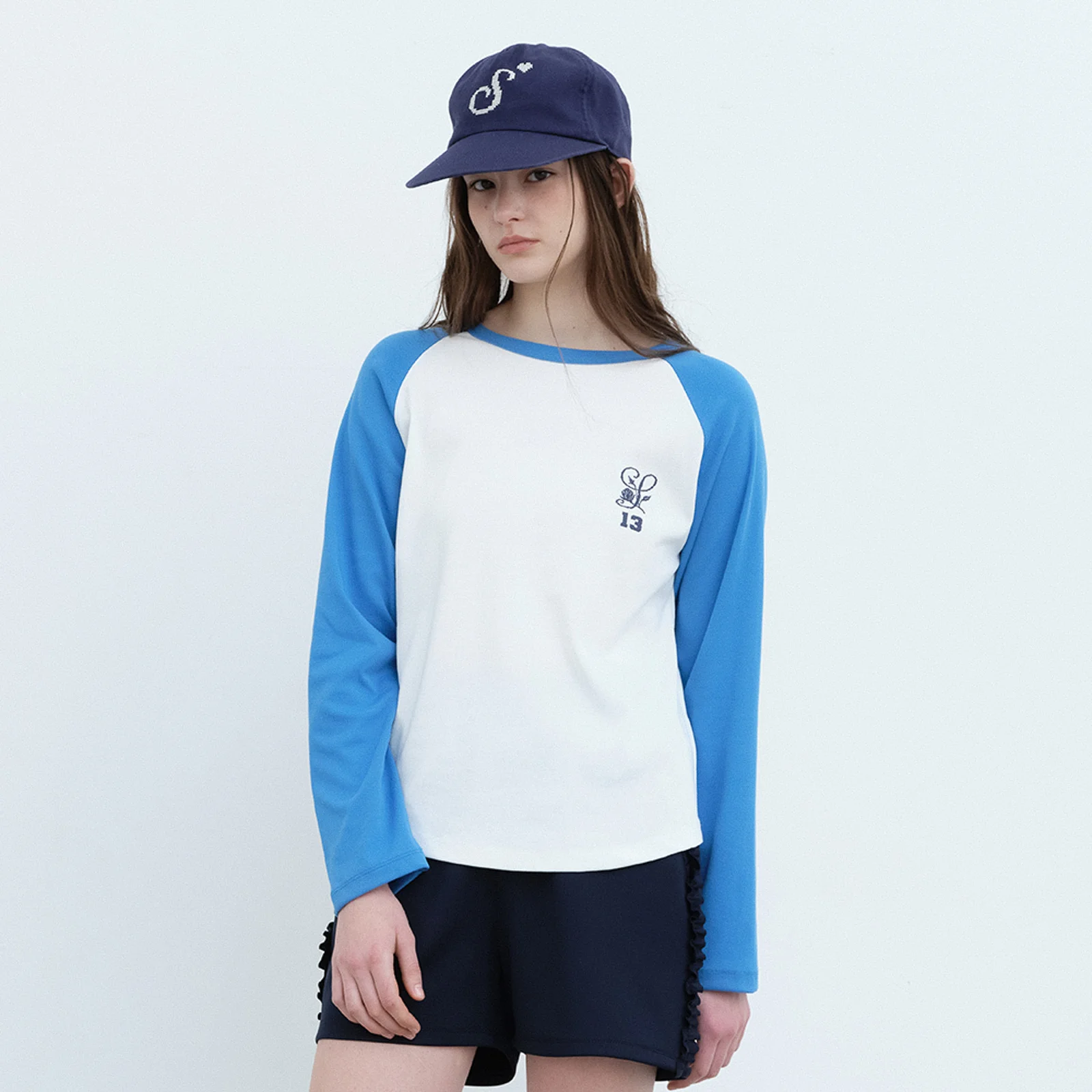13 Raglan T-Shirt-Blue