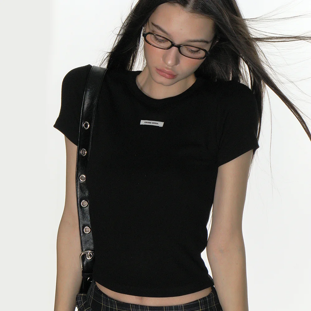 CREW NECK BASIC TOP_BLACK
