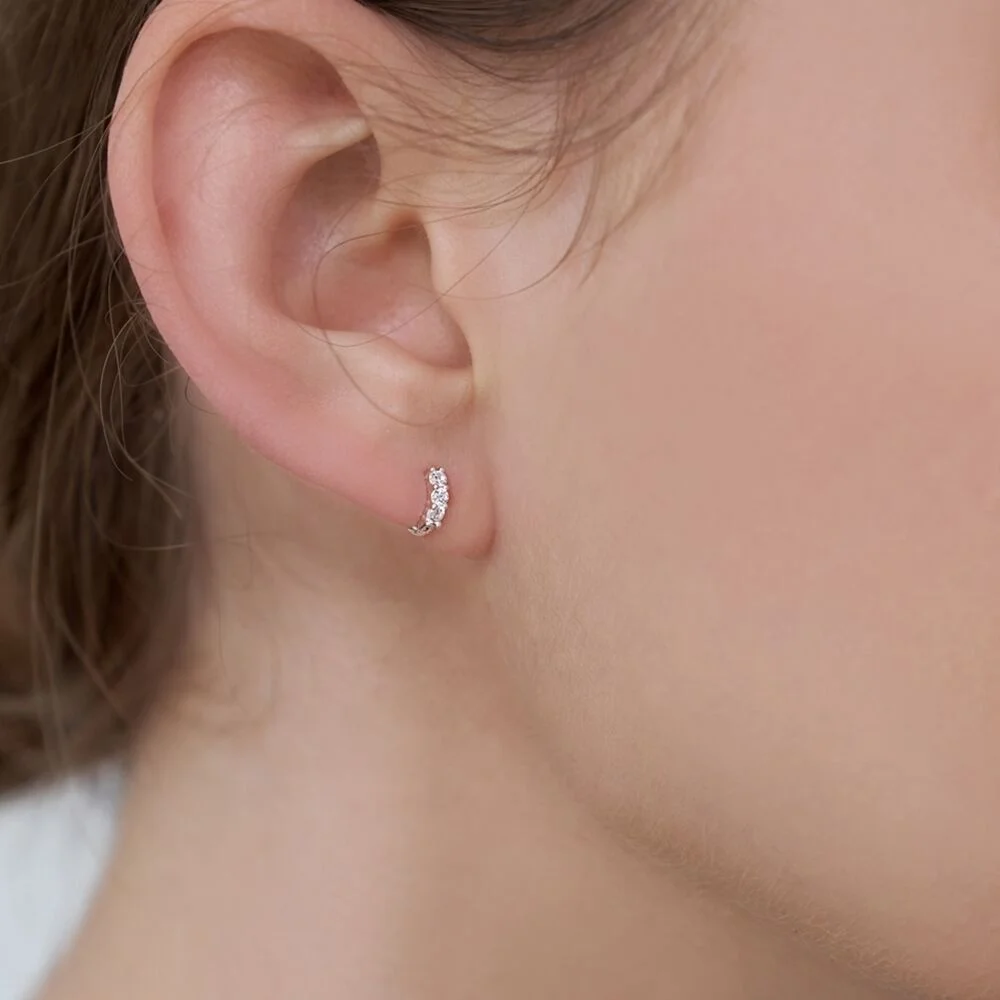 Cubic Ring Earrings