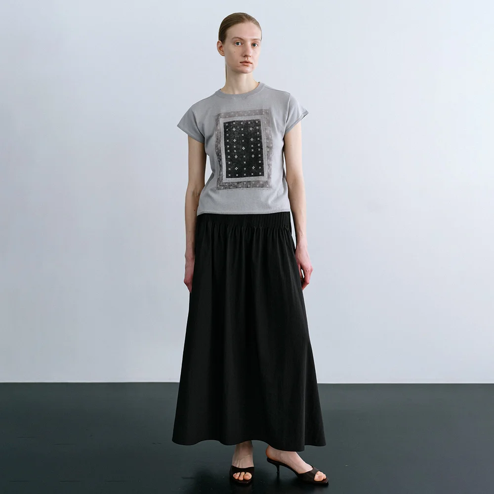 Soleil Skirt in Charcoal