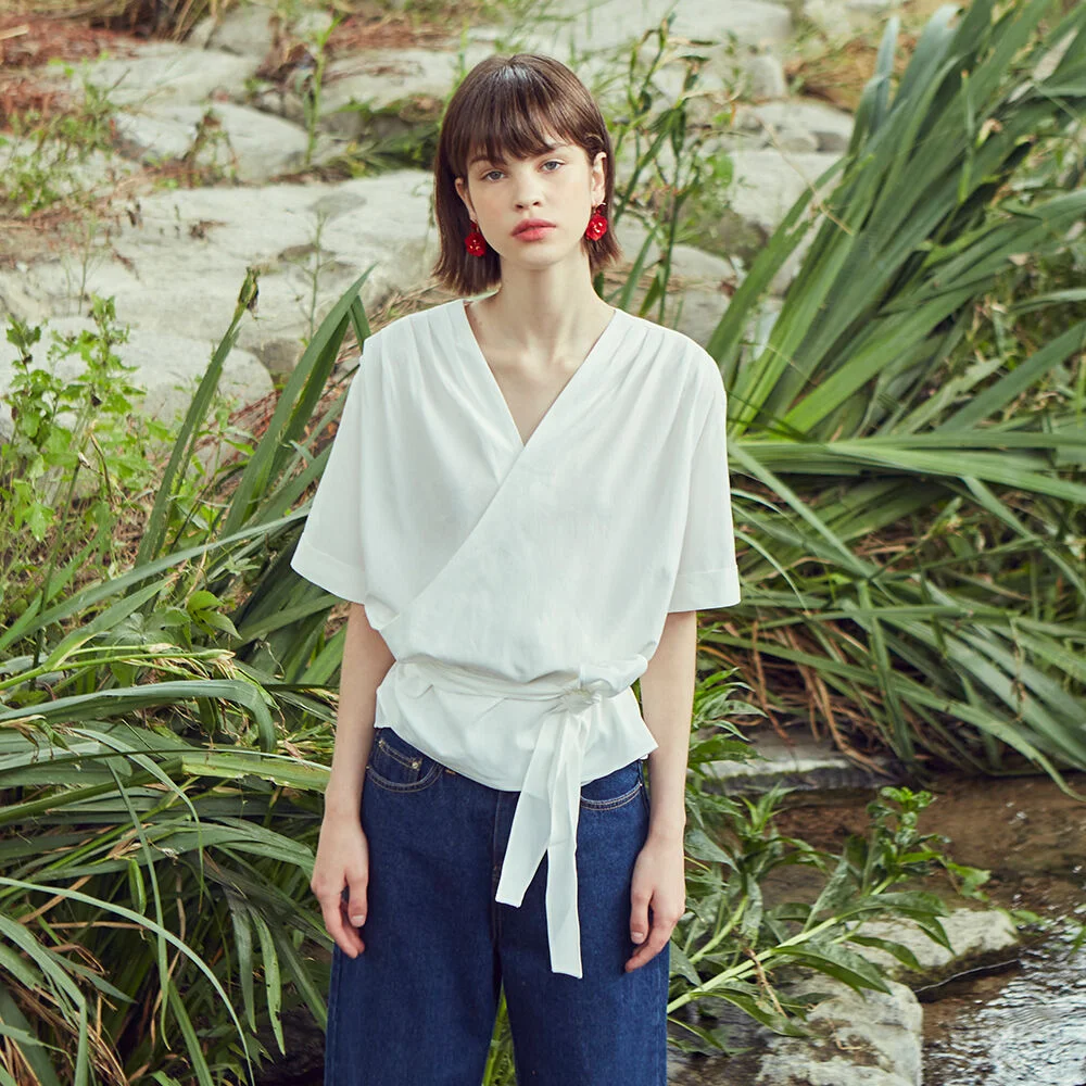 Wrap Strap Blouse