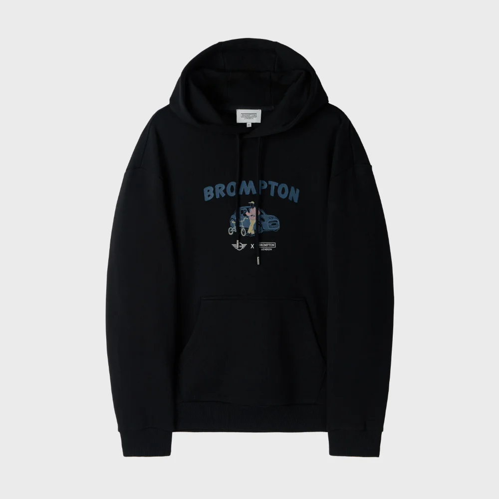 BMW MINI X BROMPTON HOODIE - BLACK (P253UHD510)