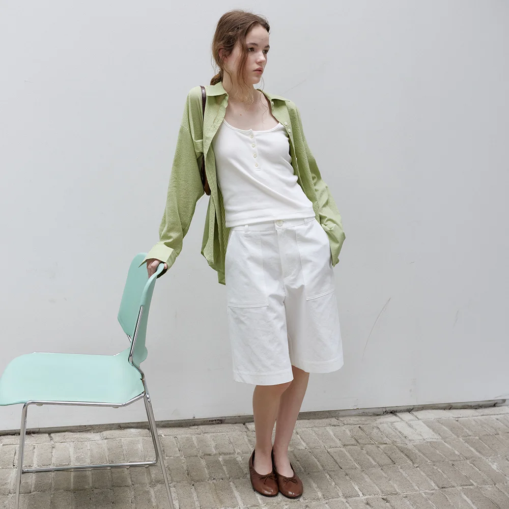 greenwich pants - white