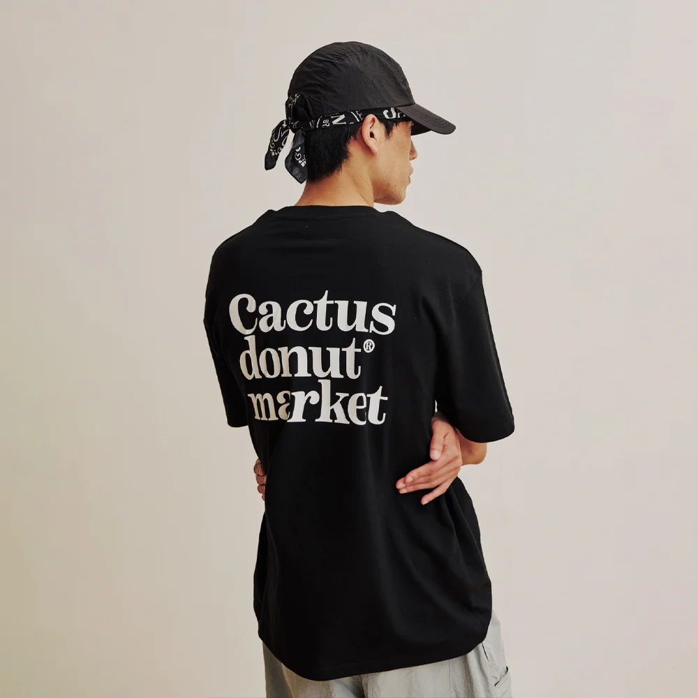 CDM RUBBER T-SHIRT - BLACK