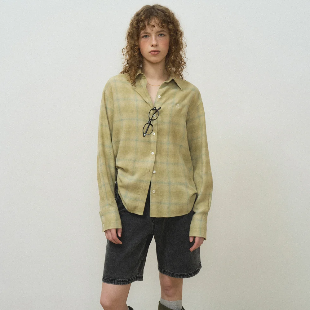 Standard shirt Olive check
