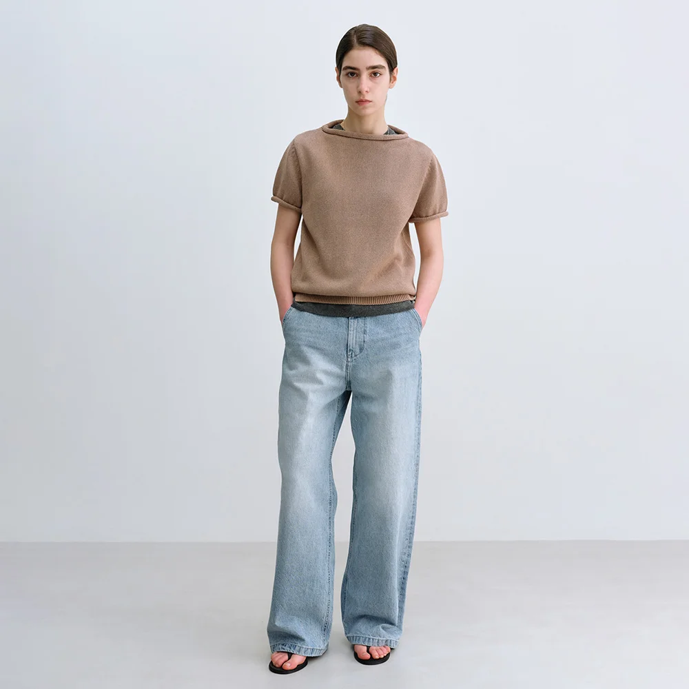 Grain Denim in Light Blue