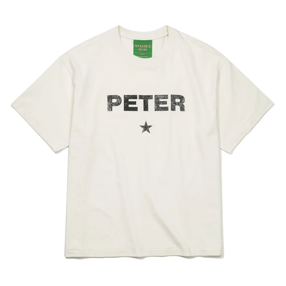 PETER STAR T-SHIRT - WHITE