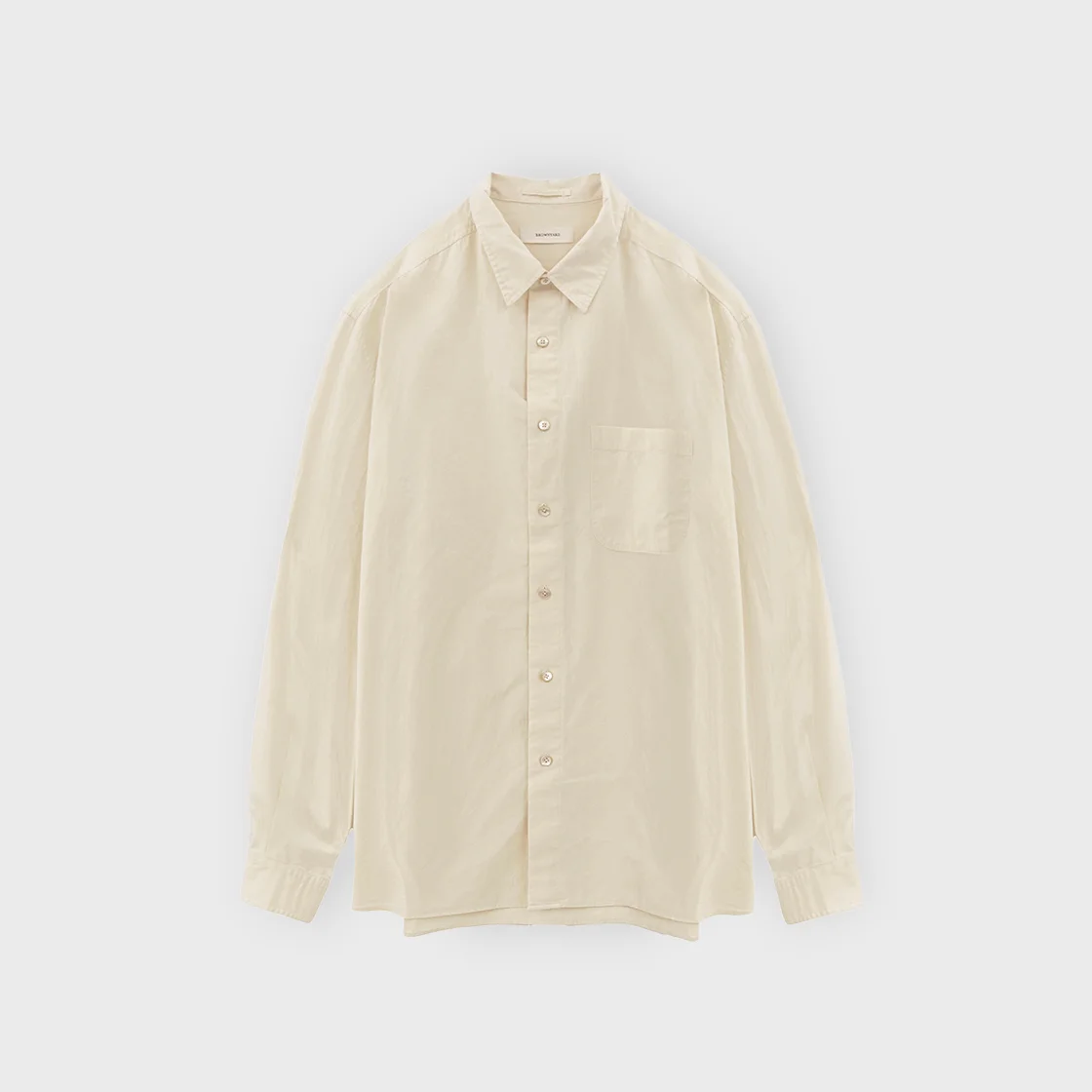 Washed Shirt, Light Yellow