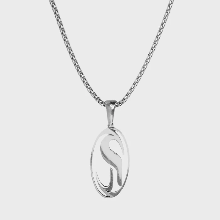 標誌 吊墜 Necklace-銀色