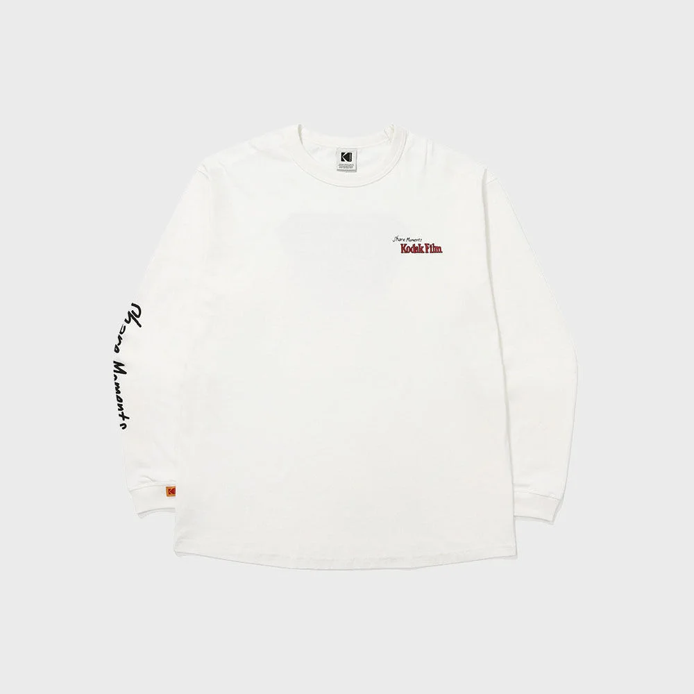 Kodak Peoples 長袖 T恤 IVORY