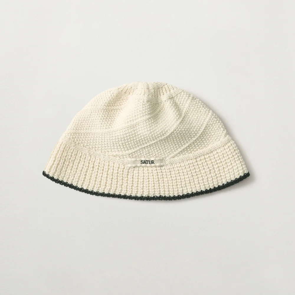 夏季 針織衫 漁夫帽 奶油