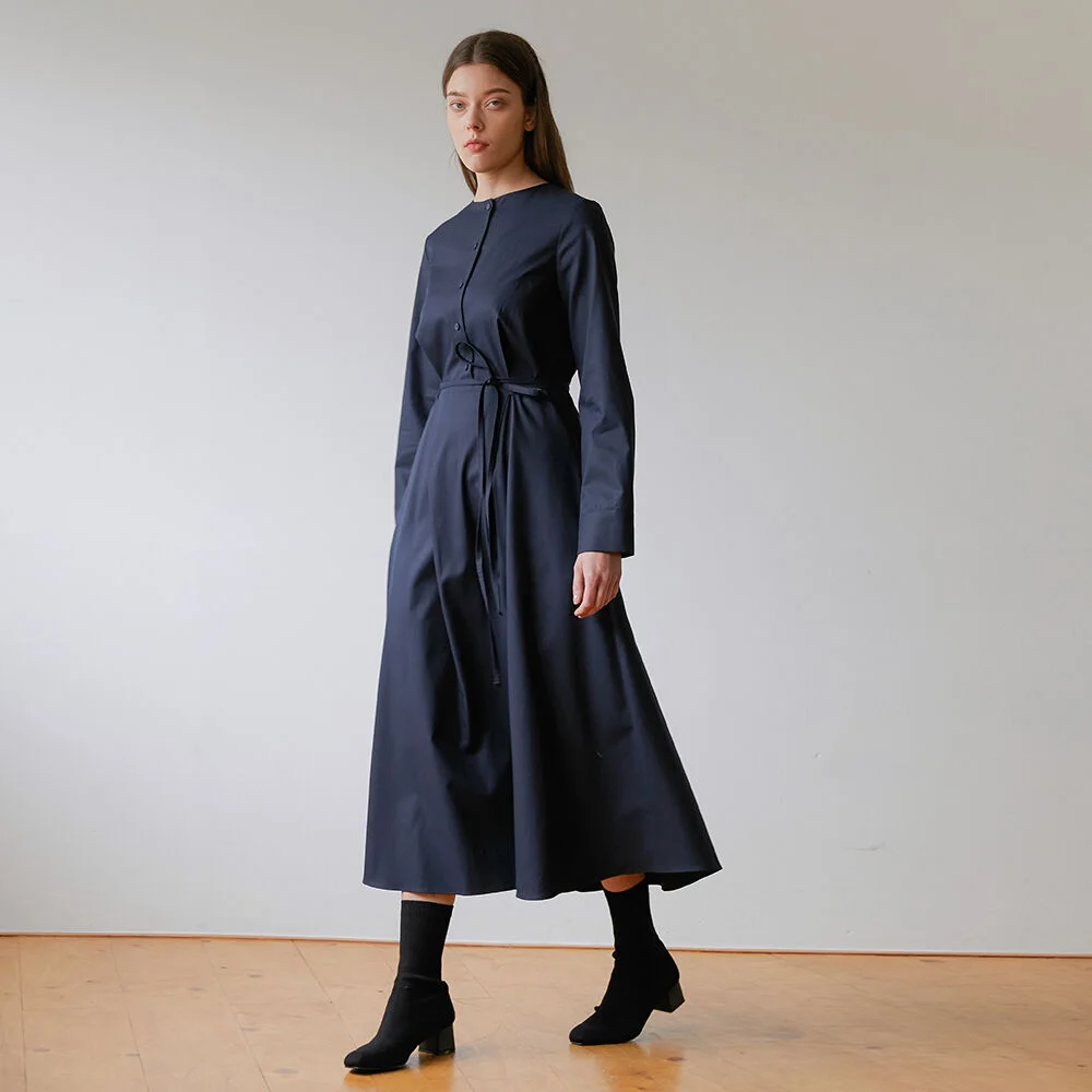 MELIA MAXI DRESS - NAVY