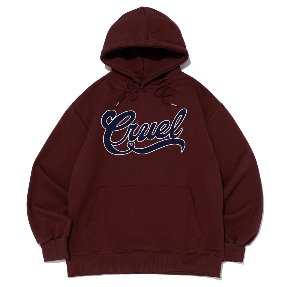 CRUEL LOGO HOOD T-SHIRT (WHINE)