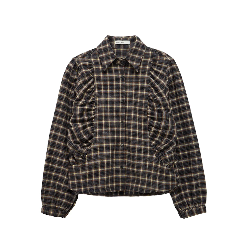 Rona Check Shirt (navy)