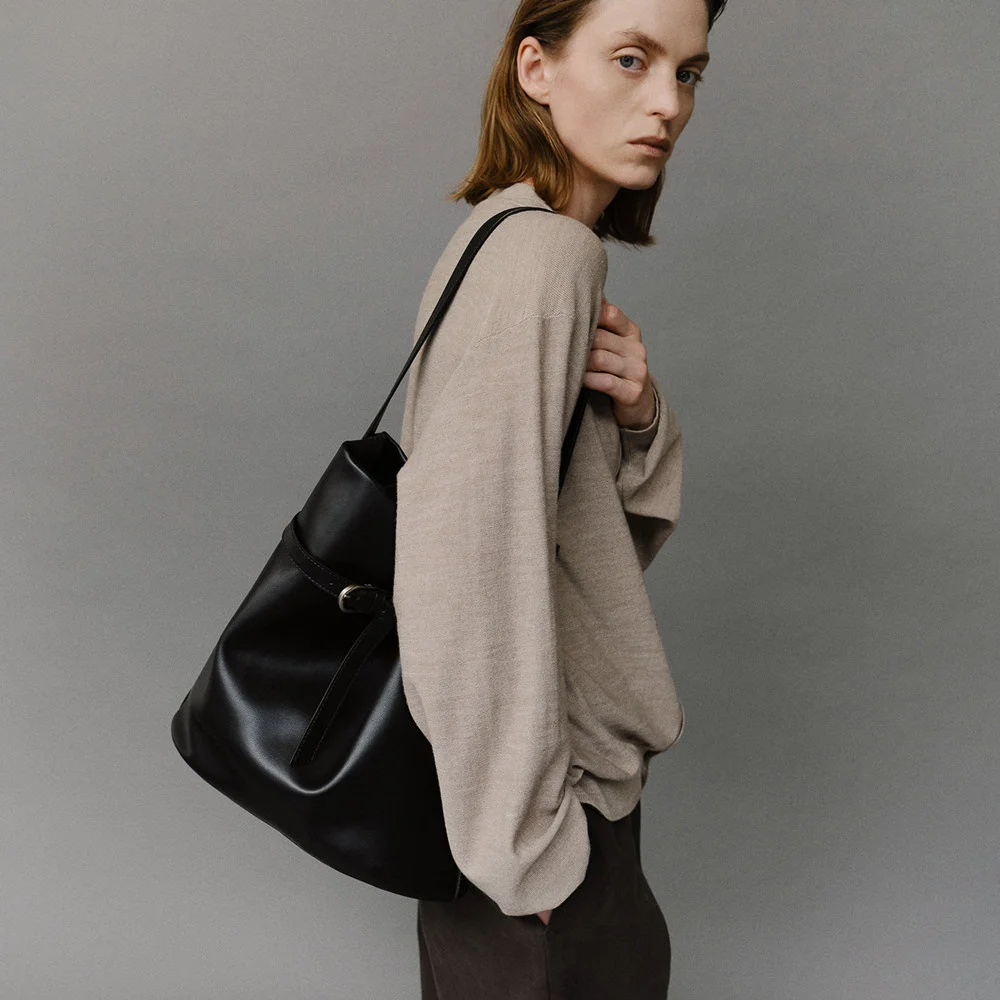 Mandu belted shoulder bag_2colors