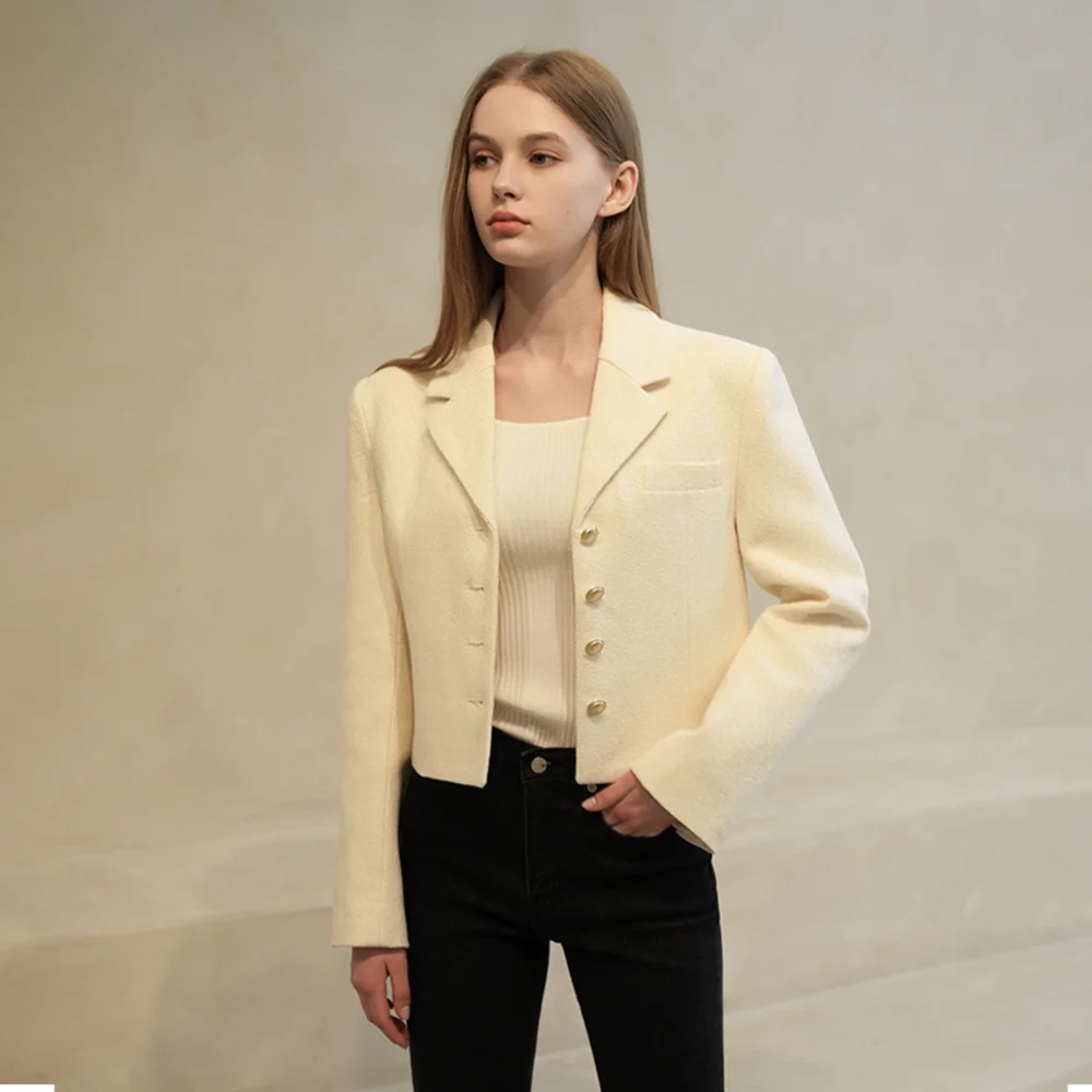 WJ-03 SINGLE TWEED JACKET_IVORY