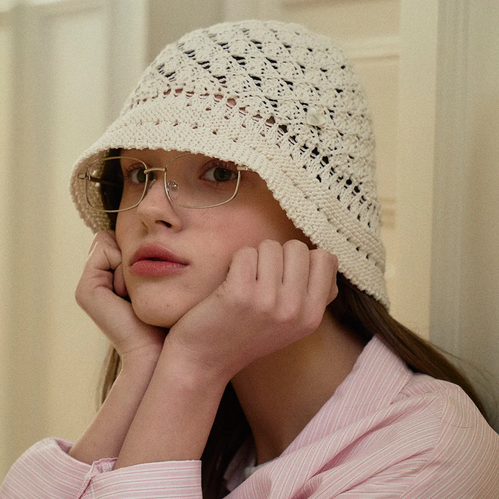 Melly crochet bucket hat_3color
