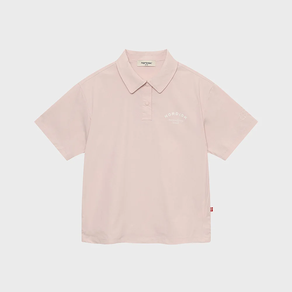 Hygge Cool light Polo 短袖 T恤 - W_Light Pink_OWM26206P1
