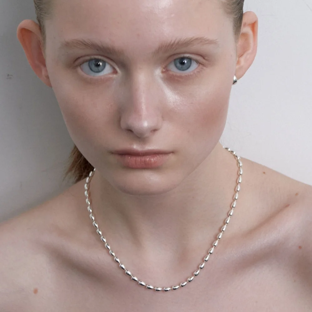 Easy Drops Chain Necklace (L251MNK110)