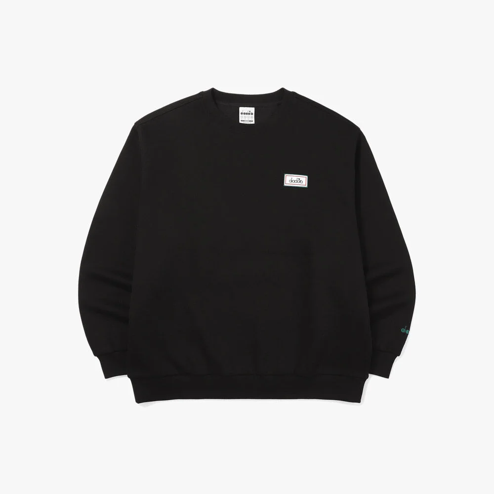 舒適 加絨 衛衣 BLACK