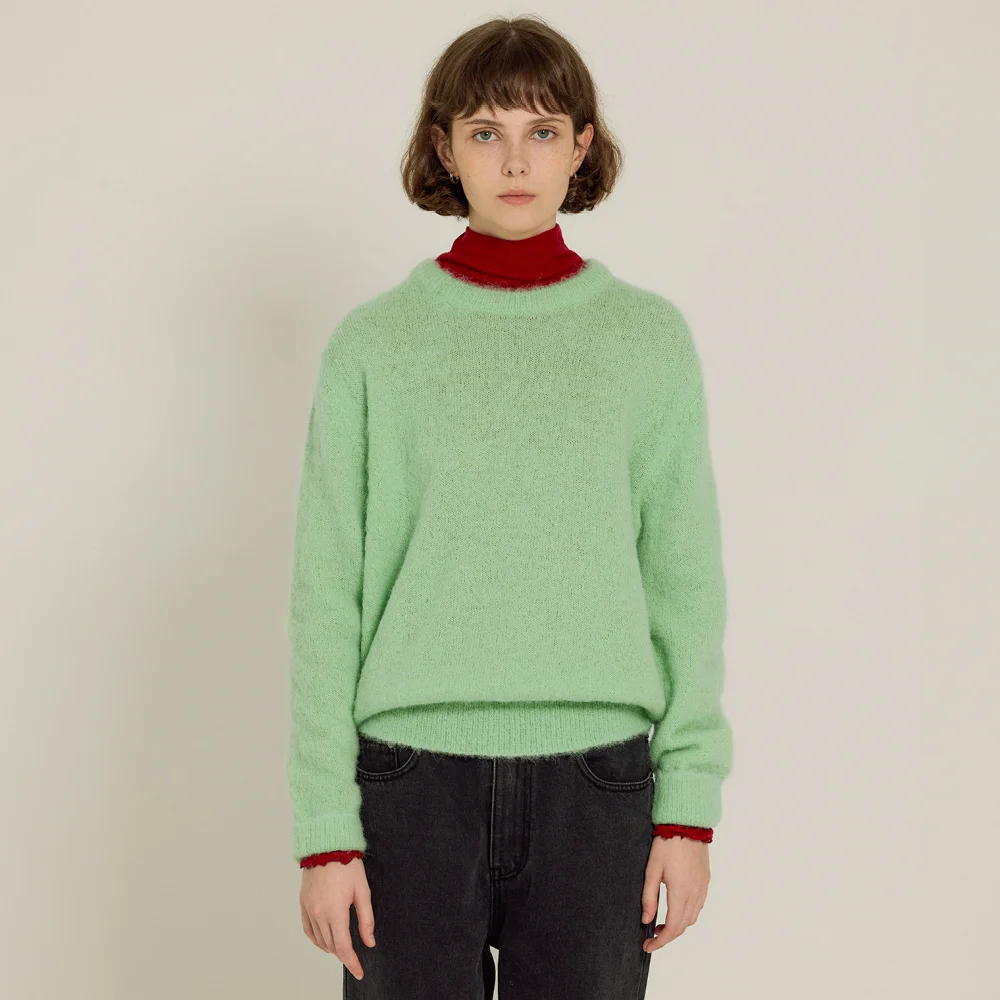 Monet Alpaca Knit (Mint)