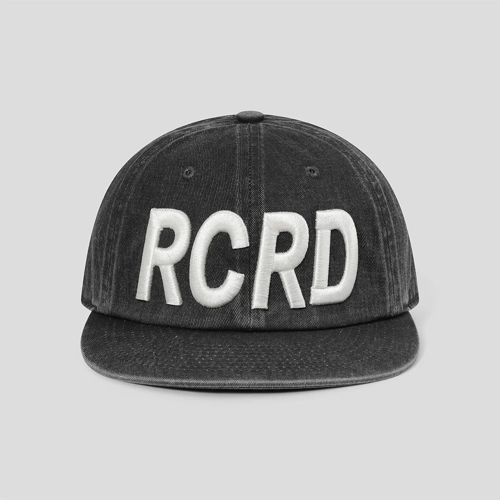 復古 水洗 RCRD 帽_炭灰色