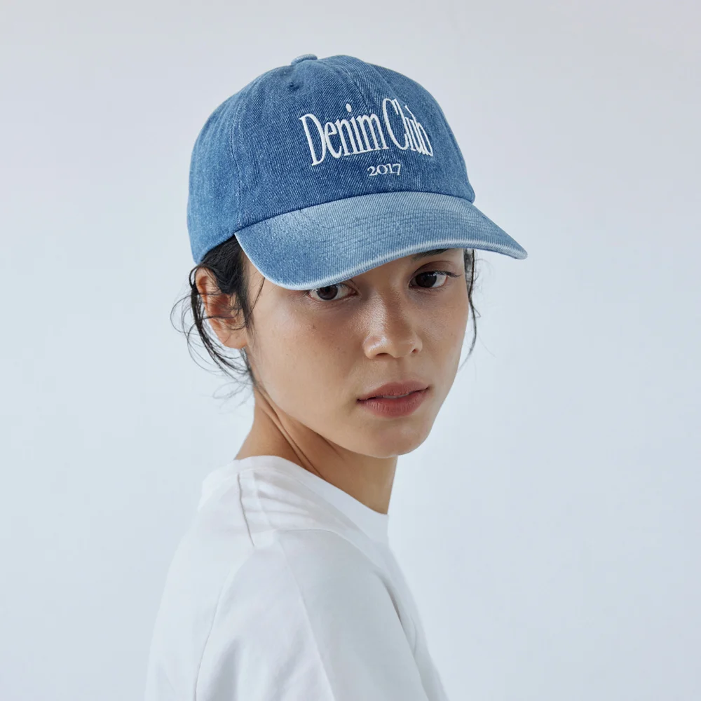 Denim club cap (dark blue)