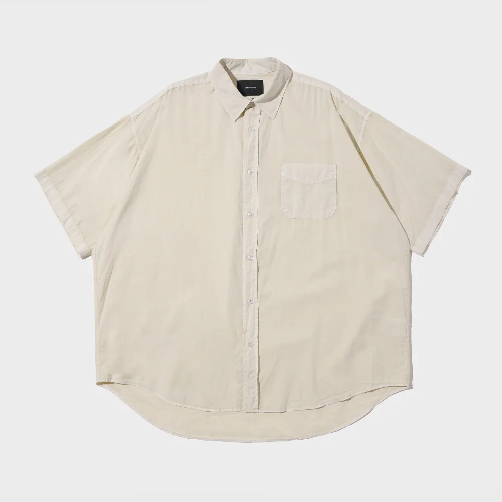 CB PIGMENT SHORT SLEEVE SHIRT (BEIGE)