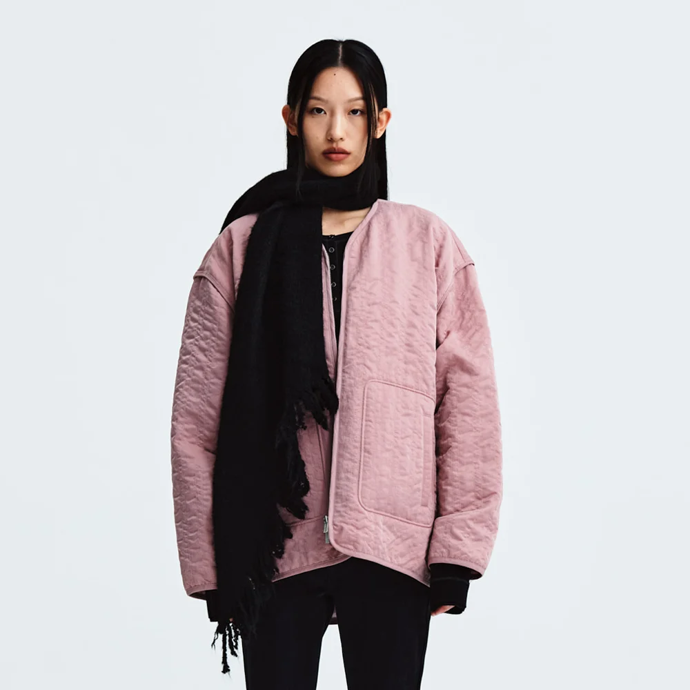 WARM UP QUILTING JUMPER FOR WOMEN IN PINK