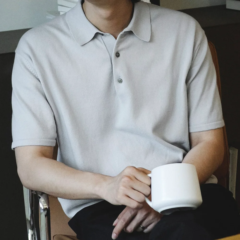 COMPACT COLLAR HALF KNIT