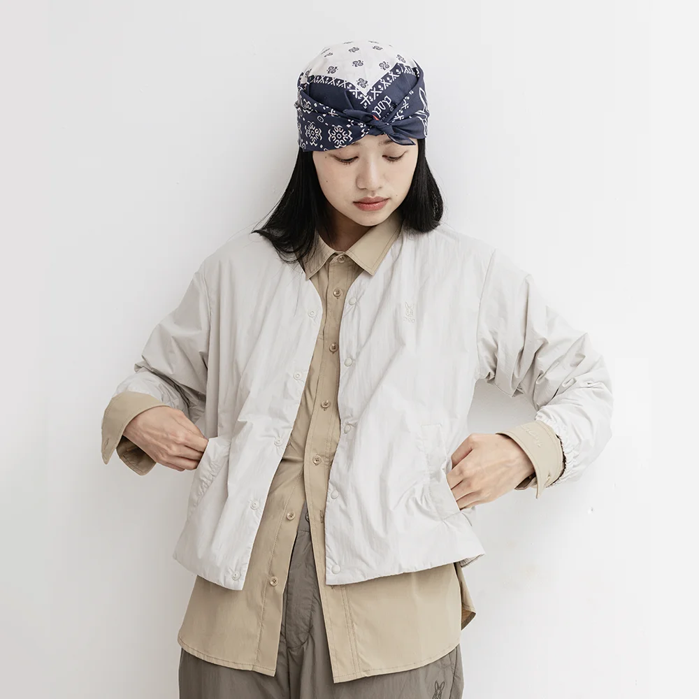 女裝) Miro 雙重 雙面穿 開襟外套 外套 (IVORY DARK)