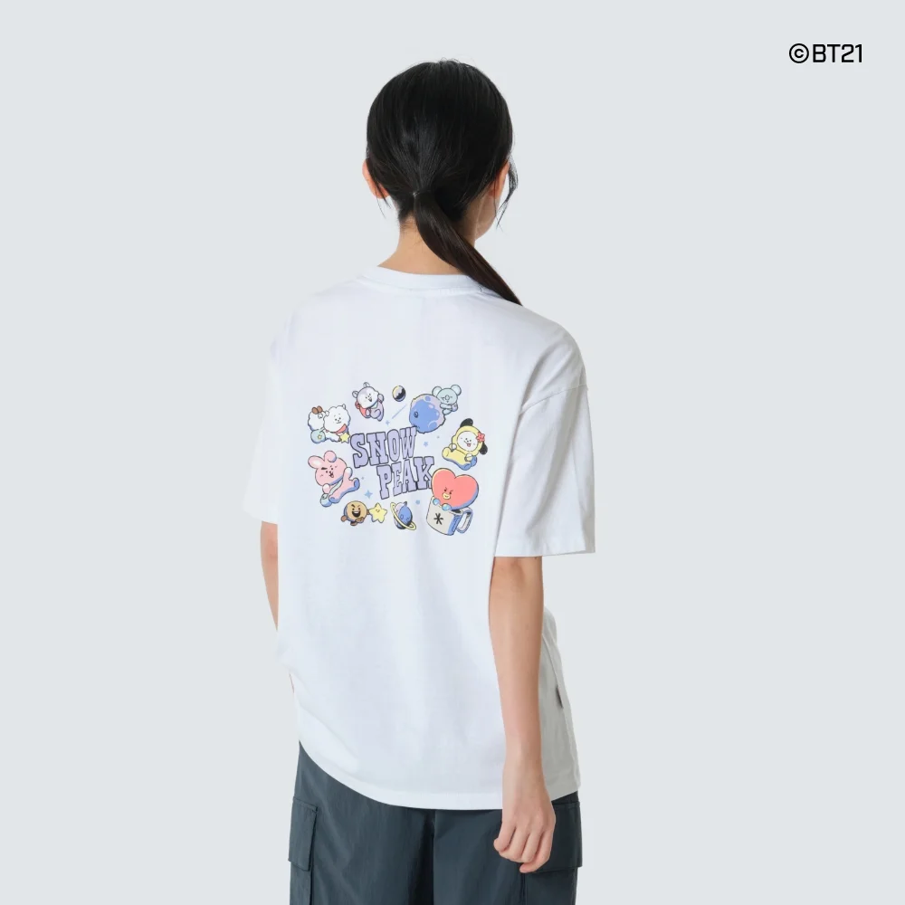 女裝 圖案 短袖 T恤 White (S26MWFTS92)