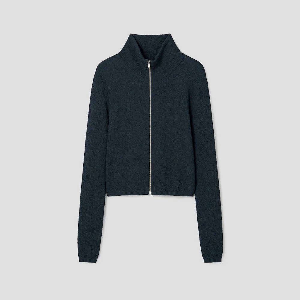 Luffa Sheer Zip Up Navy (AG485AA01R)