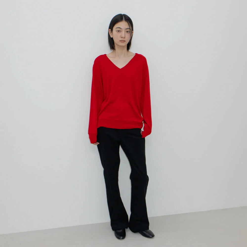 COIN POCKET BOOTSCUT PANTS / BLACK