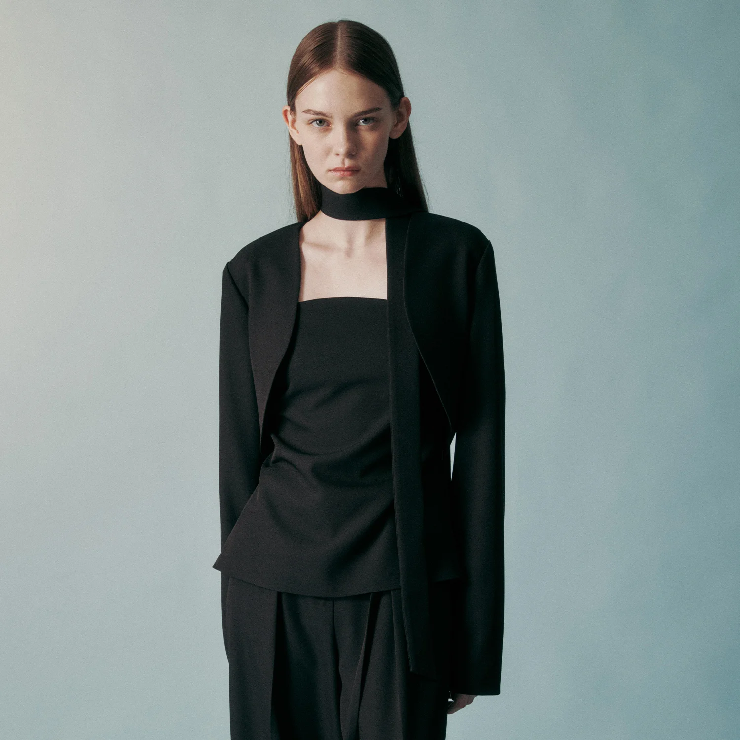 BOLERO CROPPED JACKET BLACK